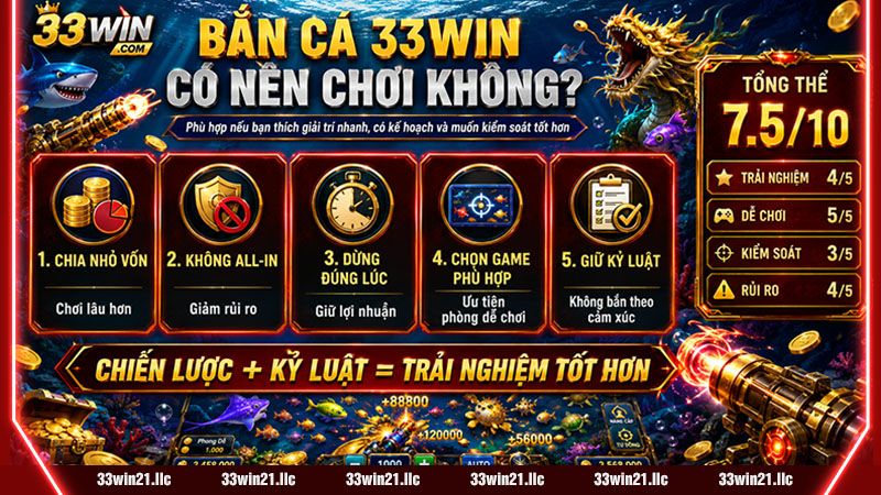 Review bắn cá 33win, có nên chơi không?