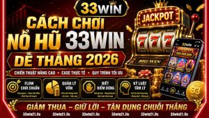 CÁCH CHƠI NỔ HŨ 33WIN DỄ THẮNG 2026 – CHIẾN THUẬT NÂNG CAO, CASE THỰC TẾ & QUY TRÌNH TỐI ƯU