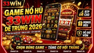 GAME NỔ HŨ 33WIN DỄ TRÚNG NHẤT 2026 – PHÂN TÍCH CHUYÊN SÂU, BẢNG SO SÁNH & CÁCH CHỌN GAME CHUẨN PRO