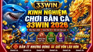 KINH NGHIỆM CHƠI BẮN CÁ 33WIN 2026 – MẸO THỰC CHIẾN, CASE THỰC TẾ & CHIẾN LƯỢC GIỮ VỐN HIỆU QUẢ