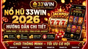 NỔ HŨ 33WIN 2026 – HƯỚNG DẪN CHI TIẾT, CHIẾN THUẬT & CÁCH TĂNG TỶ LỆ TRÚNG JACKPOT
