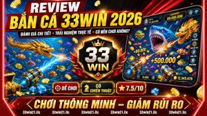 REVIEW BẮN CÁ 33WIN 2026 – ĐÁNH GIÁ CHI TIẾT, TRẢI NGHIỆM THỰC TẾ & CÓ NÊN CHƠI KHÔNG?